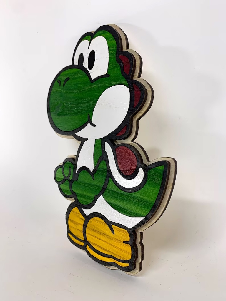 Décoration Murale Bois // Mario // Yoshi