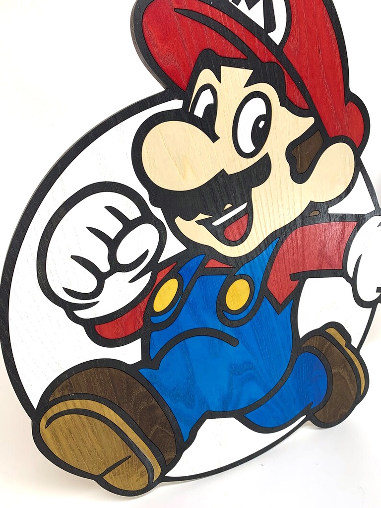 Décoration Murale Bois // Mario