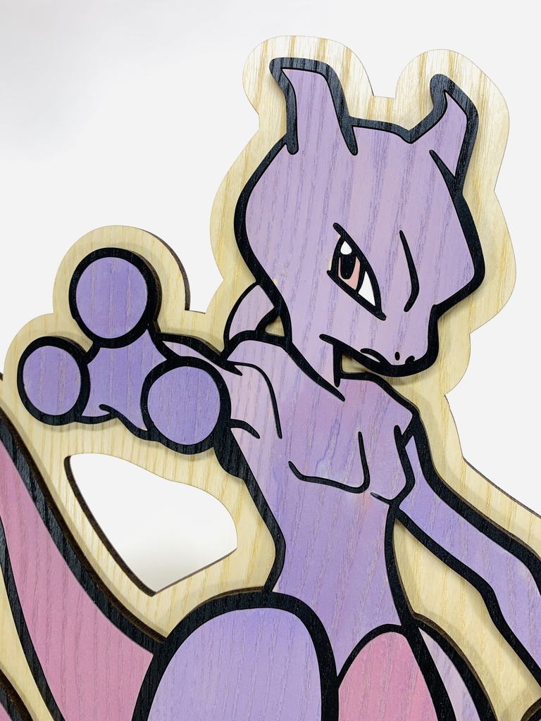 Décoration Murale Pokémon // Mewtwo 